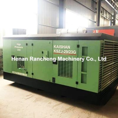 1107CFM 25bBar động cơ diesel Máy nén vít Máy nén không khí di động cho áp suất 2,5-1,8 Mpa