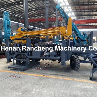 Đồ khoan giếng nước DTH loại bánh xe kéo chạy bằng lực nâng 13T