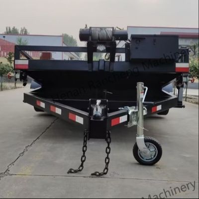 5t 5m*2.2m Truck Platform Semi Trailer Axle Double-Axle Electric Brake