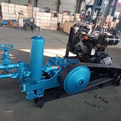 Máy diesel loại bơm bùn Max 600L/Min Horizontal ba xi-lanh hai vai trò Penthouse Detroit bơm piston