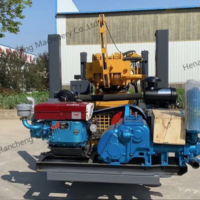 Giàn khoan DTH giếng nước sâu 350m vận hành thủy lực hoàn toàn