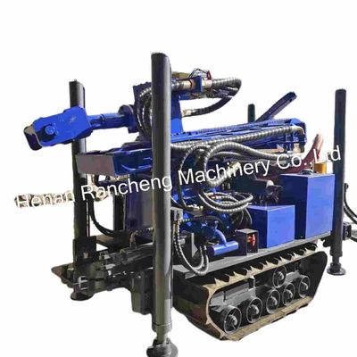 Độ sâu khoan tối đa 180m Cỗ máy khoan giếng nước loại crawler nhỏ gọn