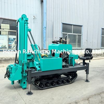 Máy điều khiển mini Solar Pile Driver Hydraulic Guardrail Drilling Rig Thiết bị điều khiển đống