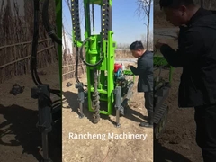 Máy xách tay cao su được gắn trên ổ cắm năng lượng mặt trời 25HP Động cơ diesel 30m Độ sâu cột