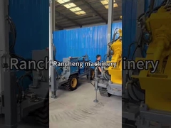 150m Depth Crawler Walking Water Well Drilling Rig Machine Với động cơ diesel 42KW