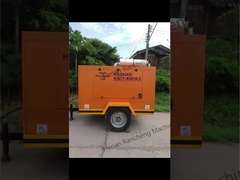 KSCY-400/14.5K 400cfm Diesel máy nén không khí vít di động với động cơ Cummins